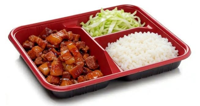 Braised Pork Belly with rice 卤肉饭
